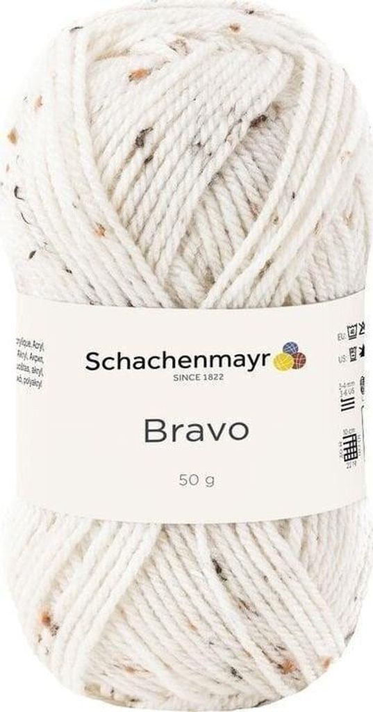 Schachenmayr Bravo, 50g Natur Tweed Handstrickgarne Zdjęcie produktu 
