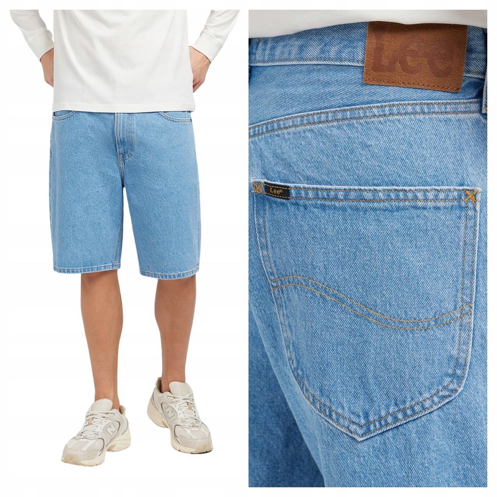Lee | Asher Herren-Jeansshorts, blau, W31