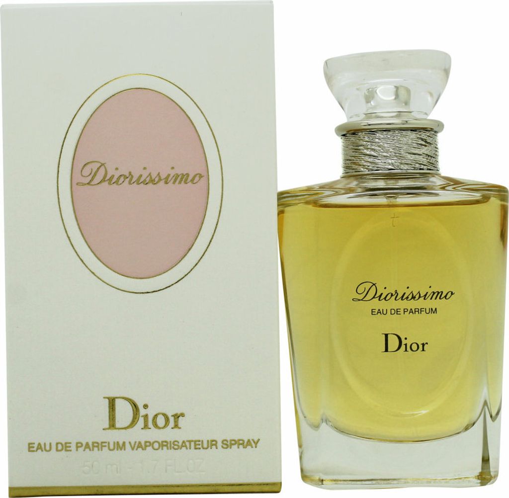 A perfume bottle and its box are displayed side-by-side against a white background.
