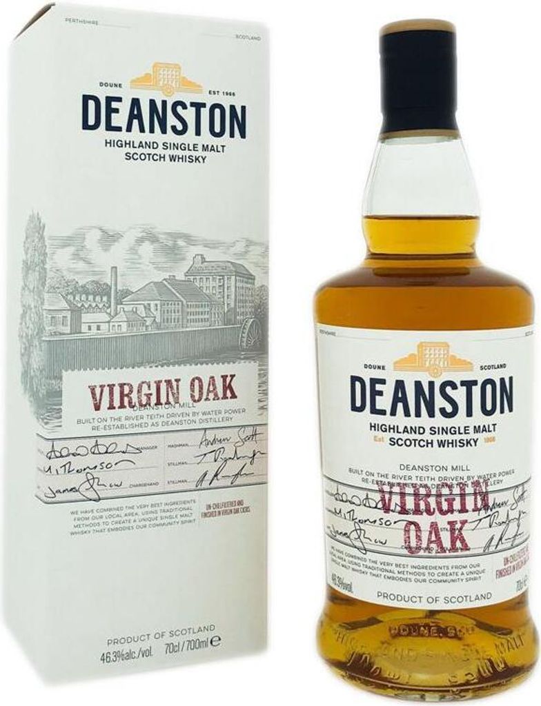 Deanston Virgin Oak + Box  700ml 46,3% Vol. Produktbild 