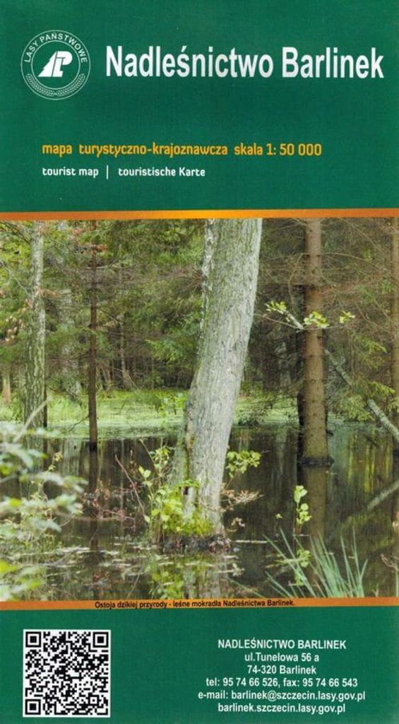Nadleśnictwo Barlinek 1:50.000. Touristen- und Besichtigungskarte. Öko-Kapio