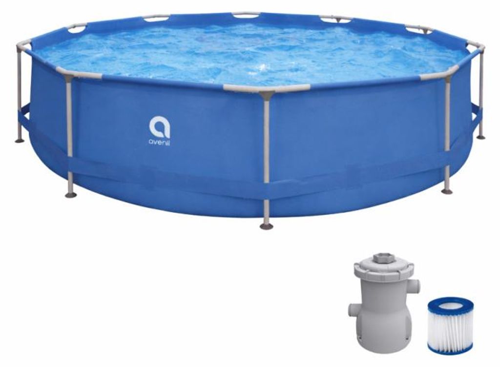 Piscina Sirocco Blue 360 x 76 cm con filtrazione a Immagine del prodotto 