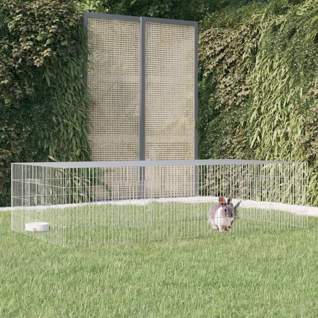 vidaXL klietka pre králiky 2 panely 220x110x55 cm Obrázok produktu 1