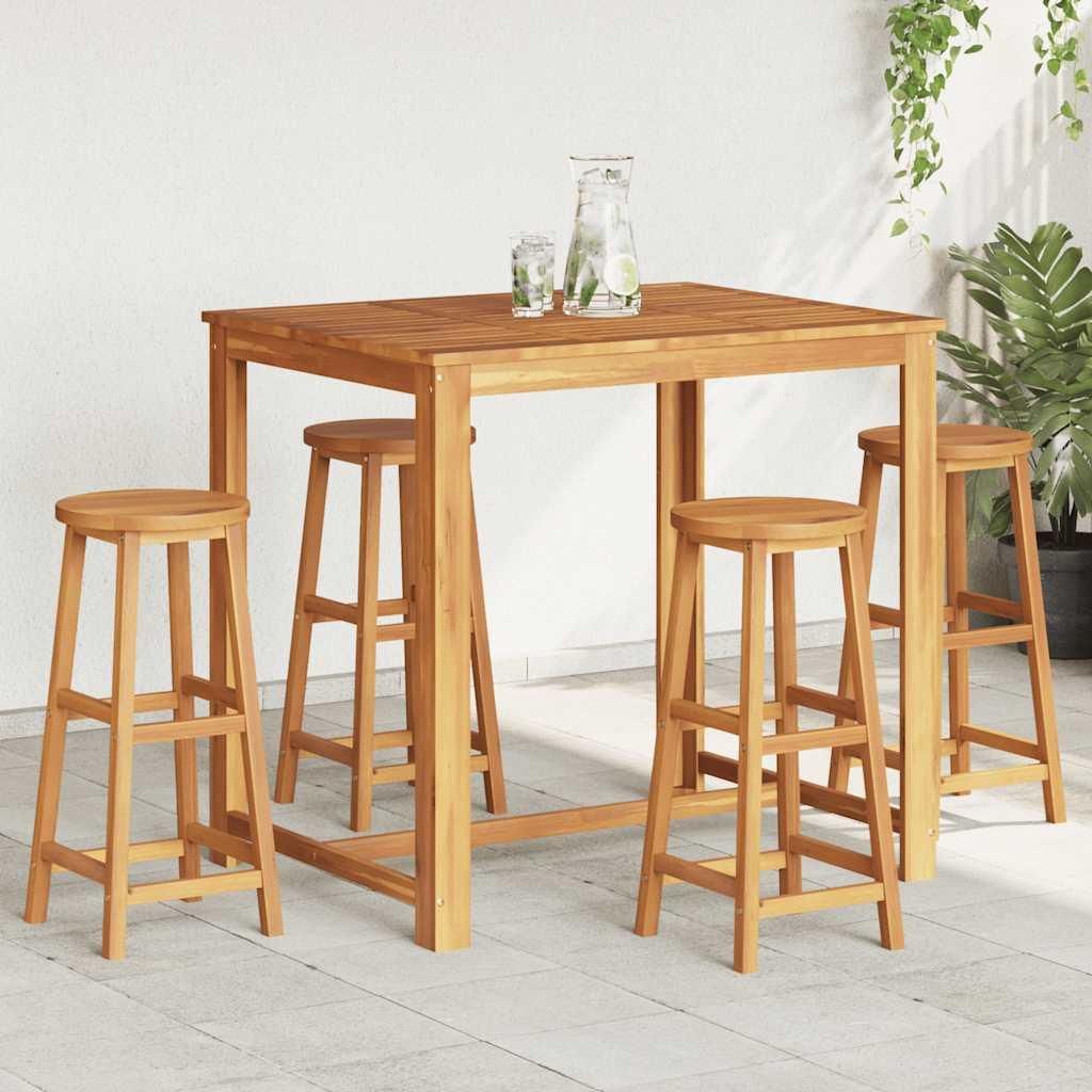 Maison Exclusive - Barhocker 4 Stk. Massivholz Akazie
