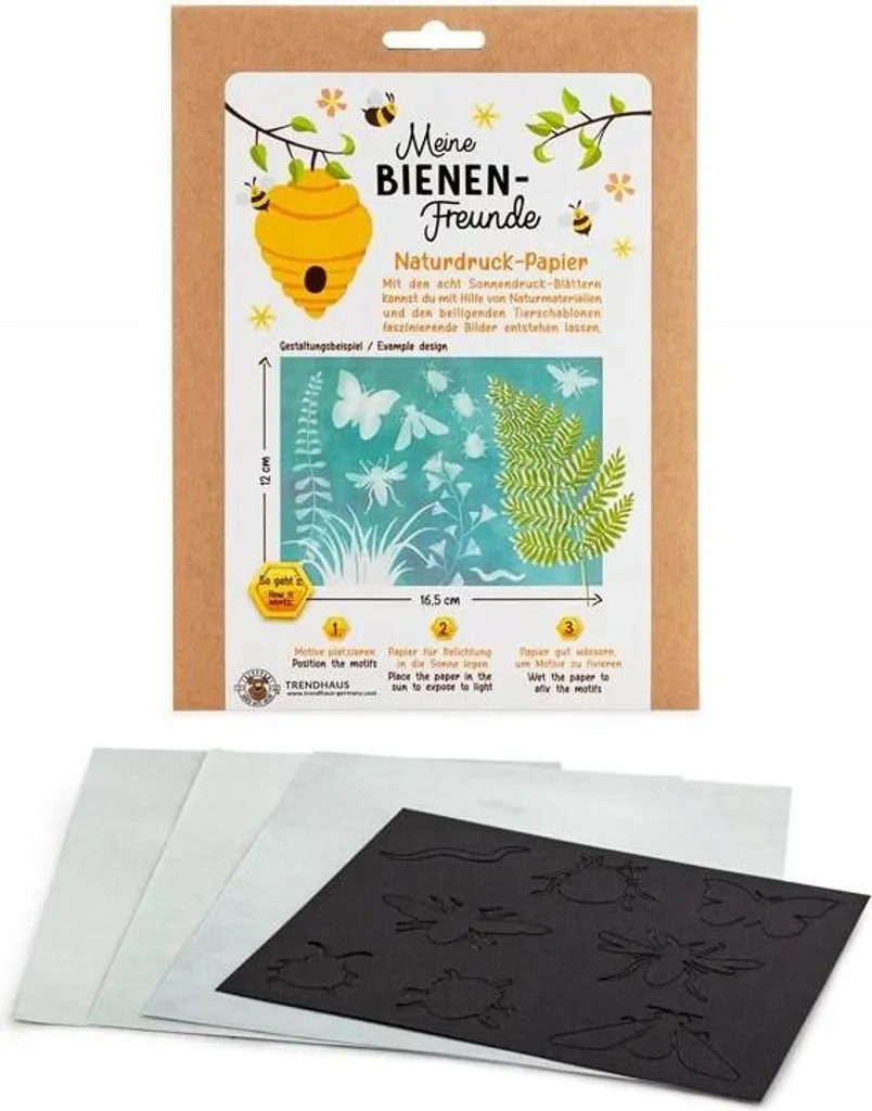 Risma 16 Fogli My Bee Friends Carta Naturale A'12 - Supporto Stampa Pro