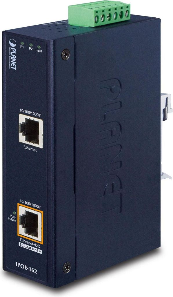PLANET Industrial IEEE 802.3at High Power over Ethernet Zdjęcie produktu 