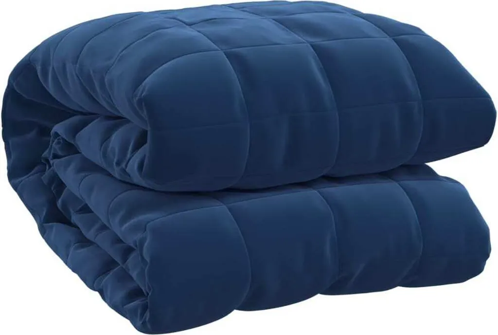 Recensione vidaXL Coperta Pesata 135x200 6kg - Comfort e Blu Intenso