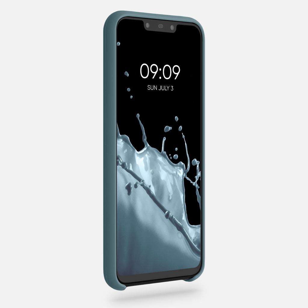 kwmobile Hülle kompatibel mit Huawei P10 Lite Hülle Silikon Soft Handyhülle Handy Case in Arctic Blue