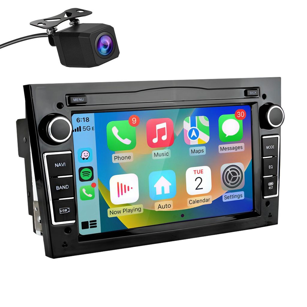 Mit Kamera 64GB Android Typ-C Autoradio Carplay Für Opel Produktbild 