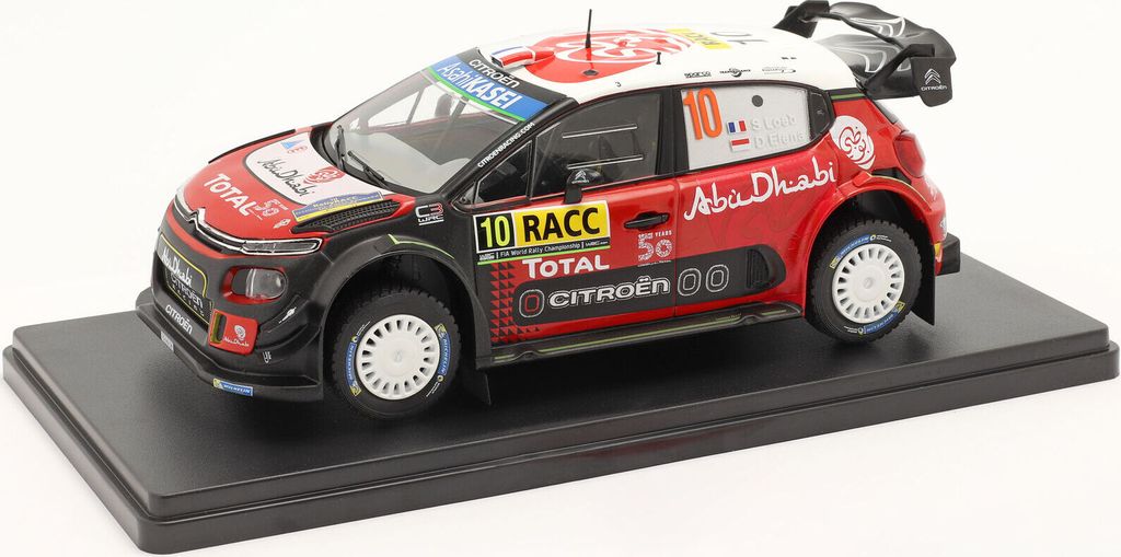 CITROEN C3 WRC #10 RACC Catalunya-Costa Daurada Rally 2018 S.LOEB / D.ELENA, MAG24RAC3, Maßstab1/24, HACHETTE COLLECTION