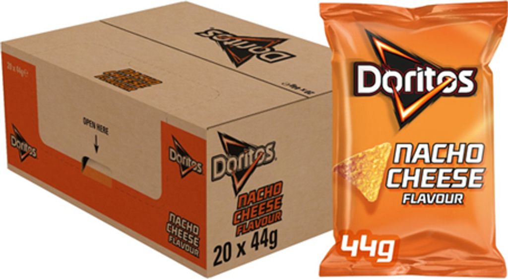 Doritos - Nacho - Fromage -Bag 44gr | 20 pièces Image du produit 