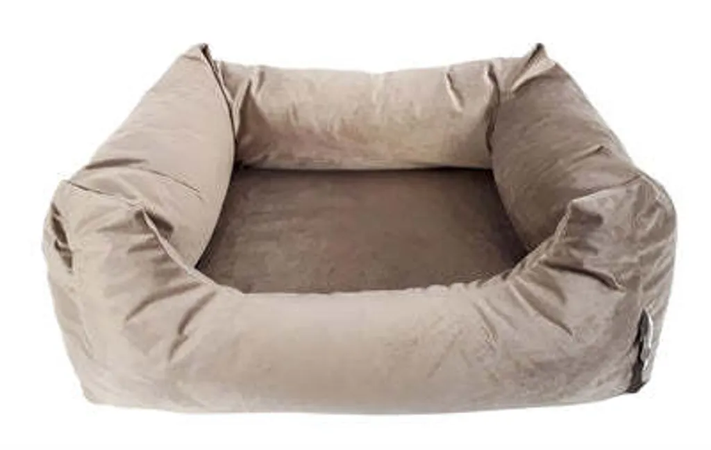 Cuccia Madison Friends Velluto Taupe: Design d'Interni per Animali