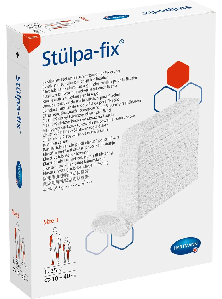 Protection de Pansement Tête et Bras Stülpa Fix Gr.3 Filet de 25 m