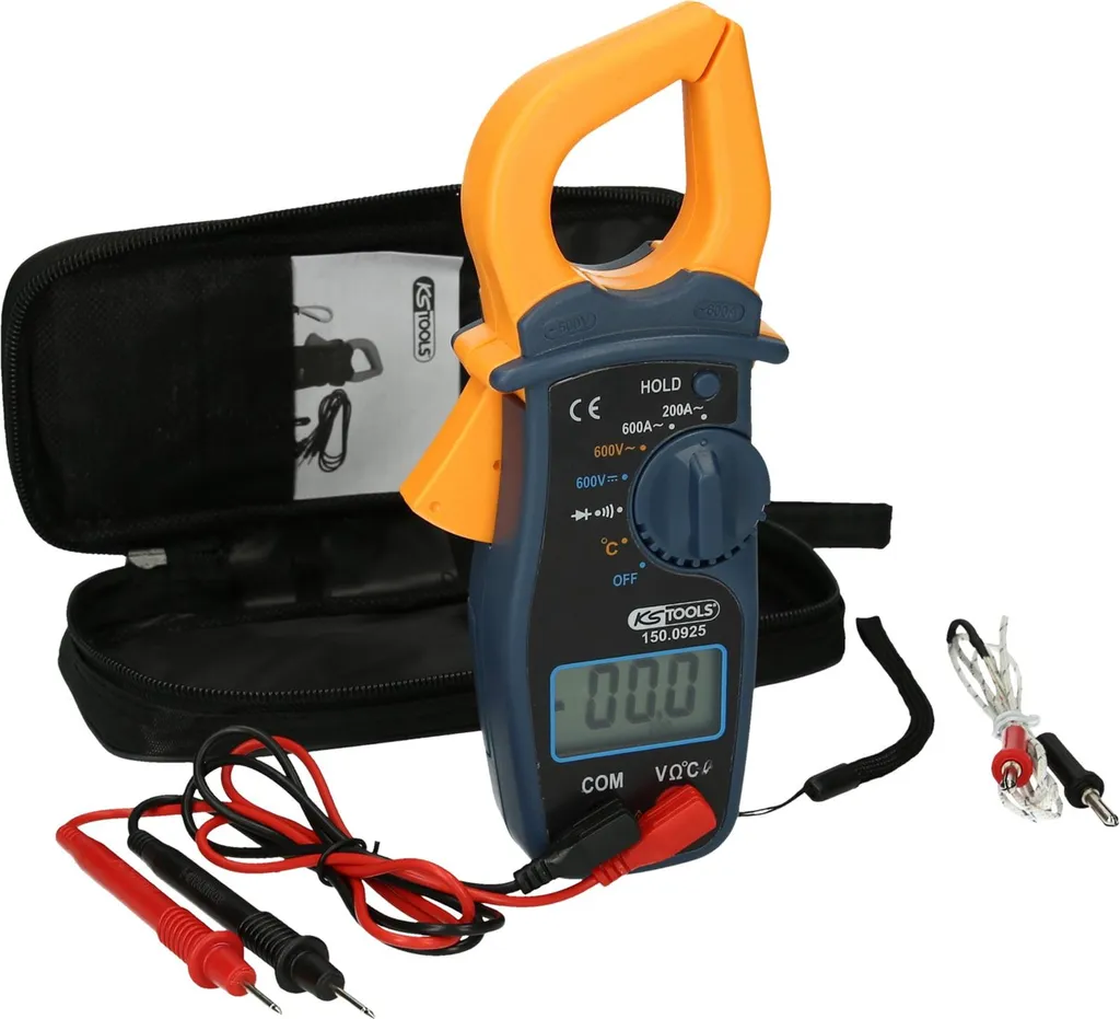 Pince Ampèremétrique Digitale 600A Haute Précision Set de 3 KS TOOLS - 2