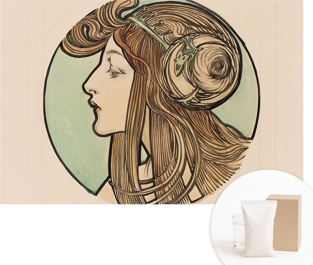 Fototapete - Wandbilder für Wohnzimmer - 104x70 cm - Dekorative Wandfolie - Modernes Design für Wanddekoration - Tapeten für Innenräume - Jugen...