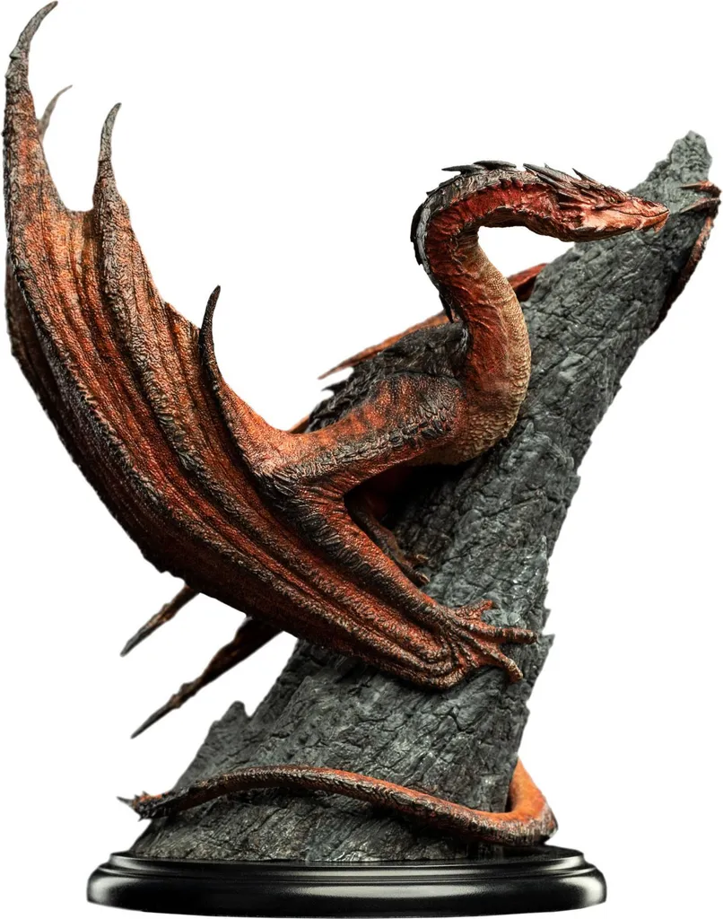 Figurine Dragon Smaug Le Hobbit 20 cm - Statuette Décorative Fantasy