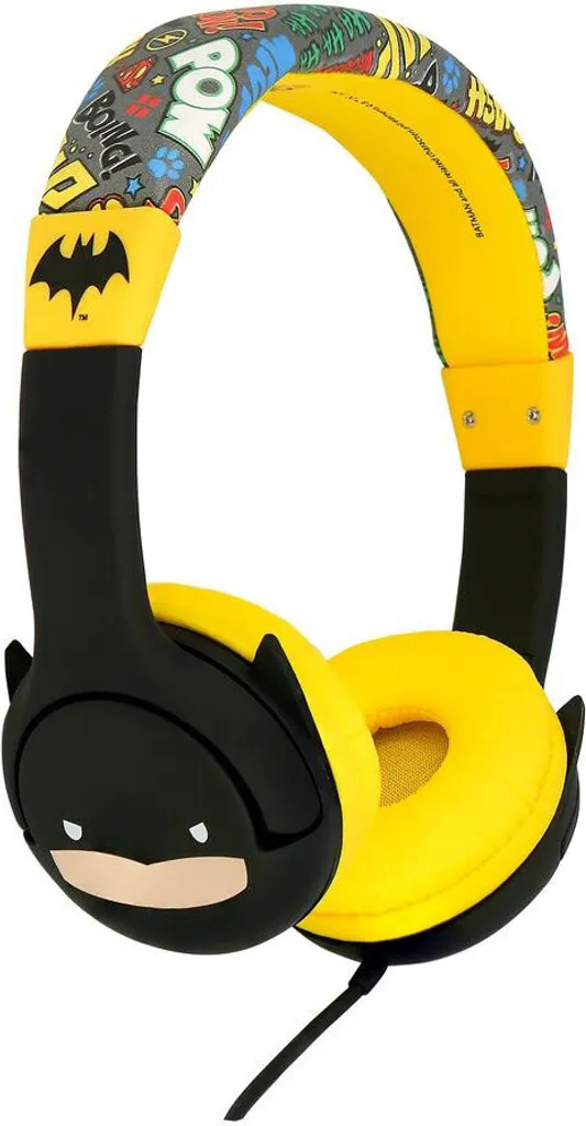Regalo Originale Batman: Cuffie Gialle DC Comics OTL per Ragazzini