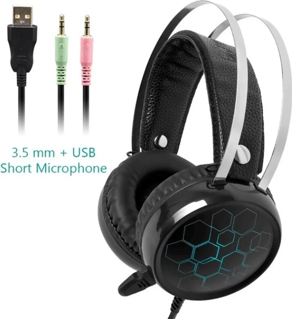 Cuffie Gaming per Ragazzi 7.1 Surround - RGB USB/3.5mm PC/Xbox/PS4