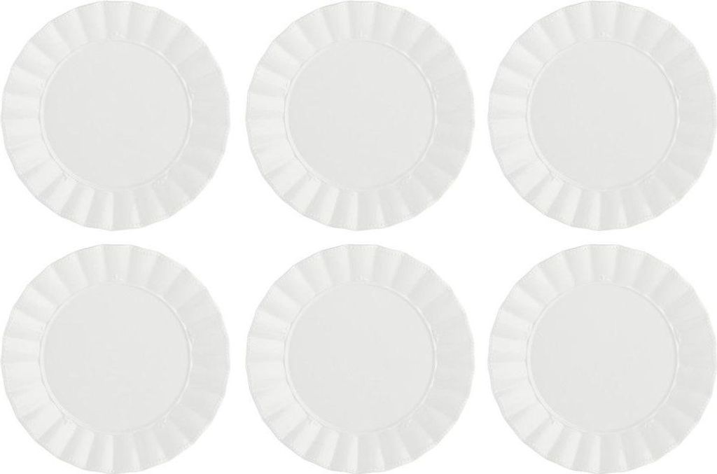 La Porcellana Bianca lot de 6 assiettes plates 26,5 cm Image du produit 