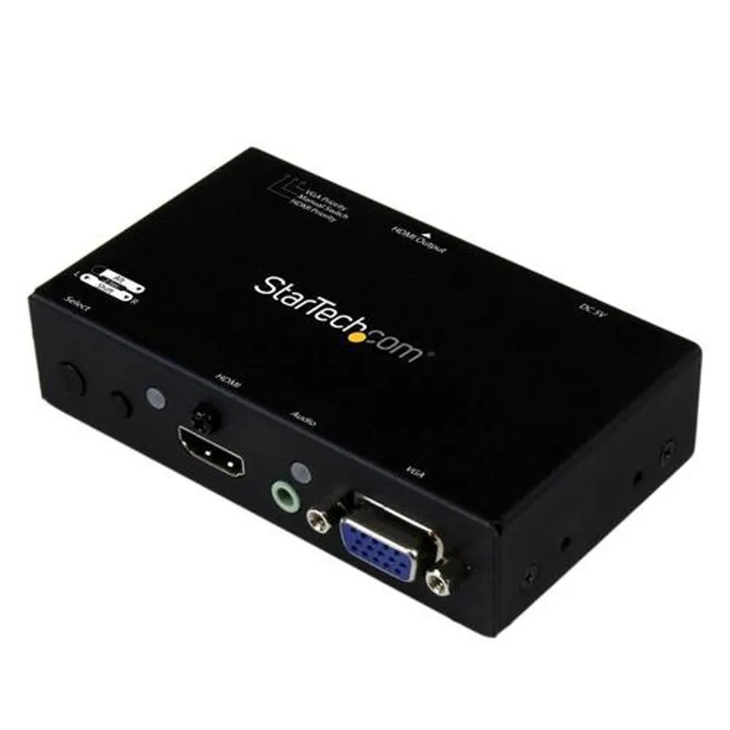 StarTech.com Commutateur VGA HDMI vers HDMI - Sélecteur Vidéo HD DP101