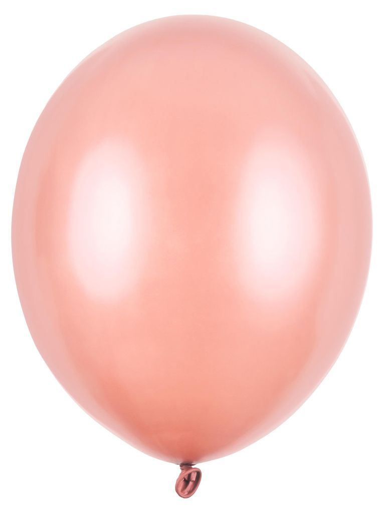 10 Stk. Luftballon Ø30cm "Uni Metallic" | Rosegold Produktbild 
