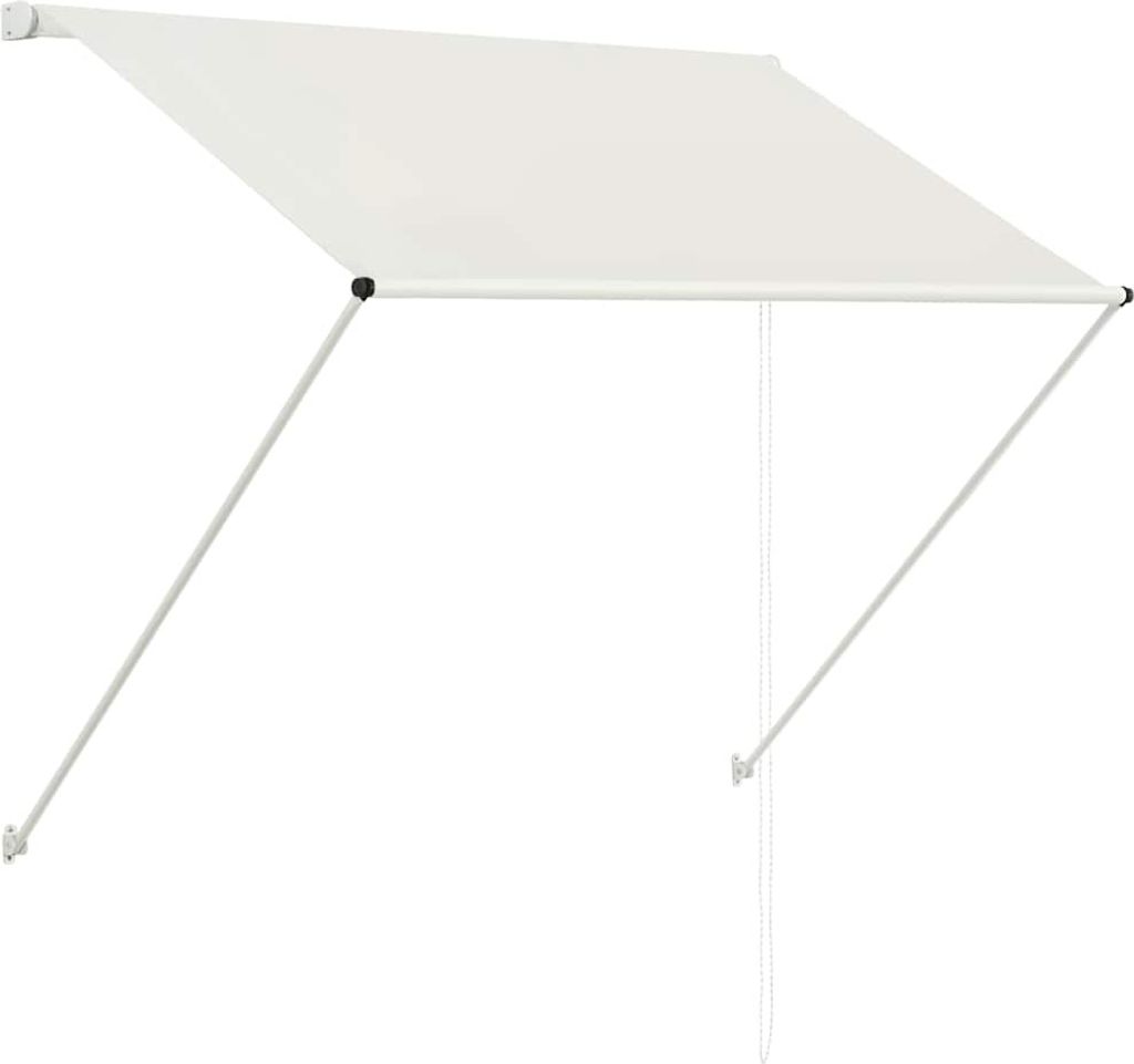 zatahovací markýza vidaXL 150×150 cm krémová Obrázek produktu 