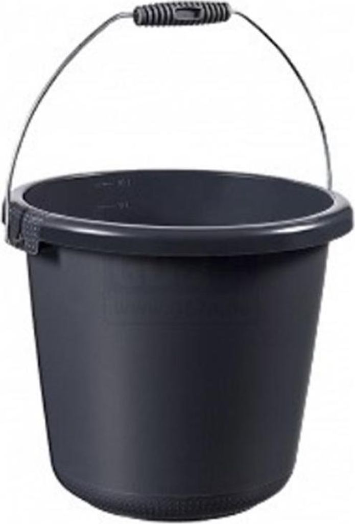 Curver Eimer 10 l Anthrazit | 5 Stück