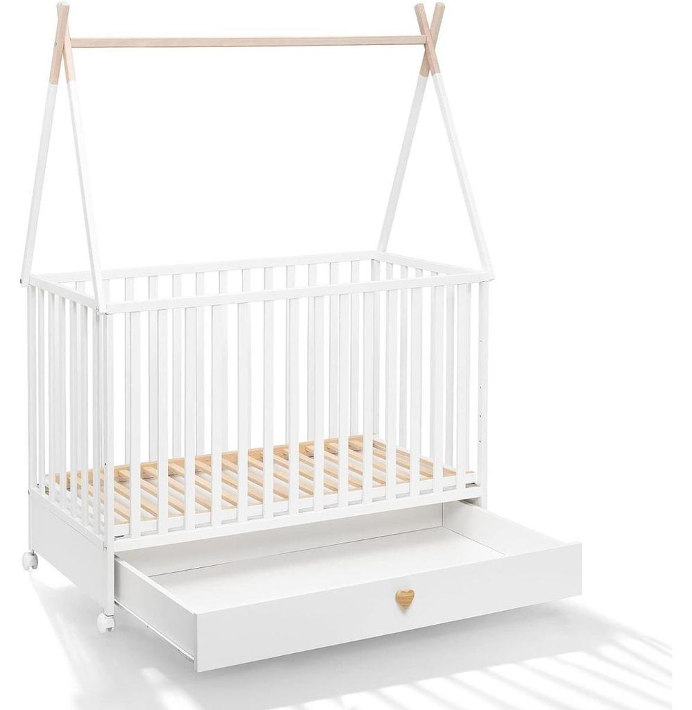 ATB Lit bébé 120x60 Dreamy avec tiroir Image du produit 