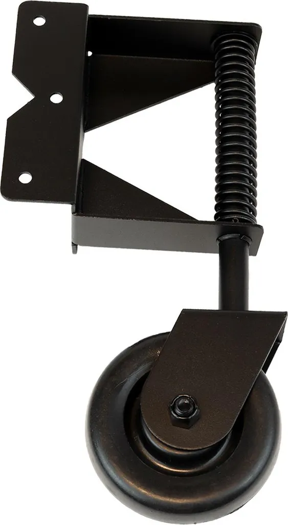 Galets de porte avec ressort noir 285 x 200 x 67 mm pour portail battant