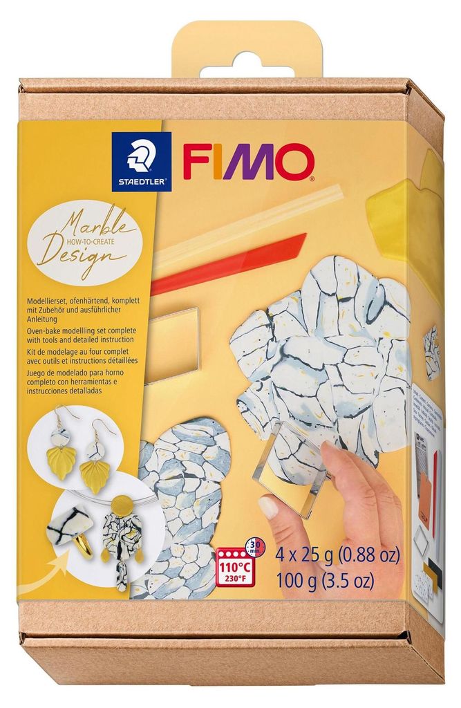 Staedtler FIMO 8025 HTC5, Modellierton, Gemischte Farben, Erwachsener, 4 Stück(e), Junge/Mädchen, 4 Farben
