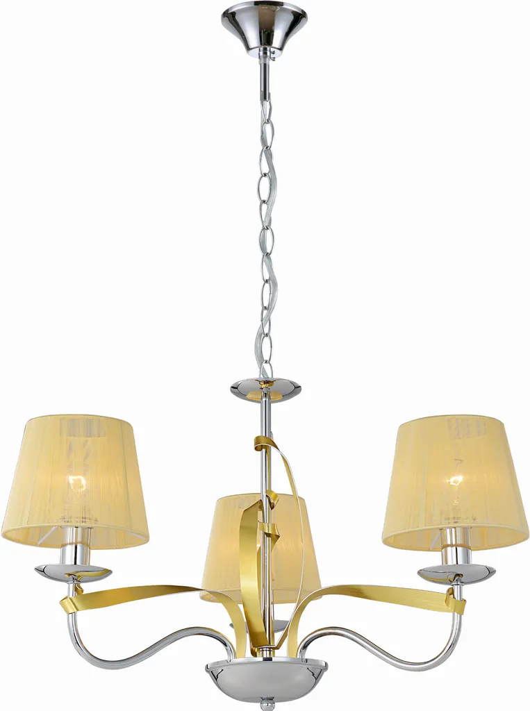 Lustre DIVA chrome Candellux pour illuminer une pièce sombre avec style