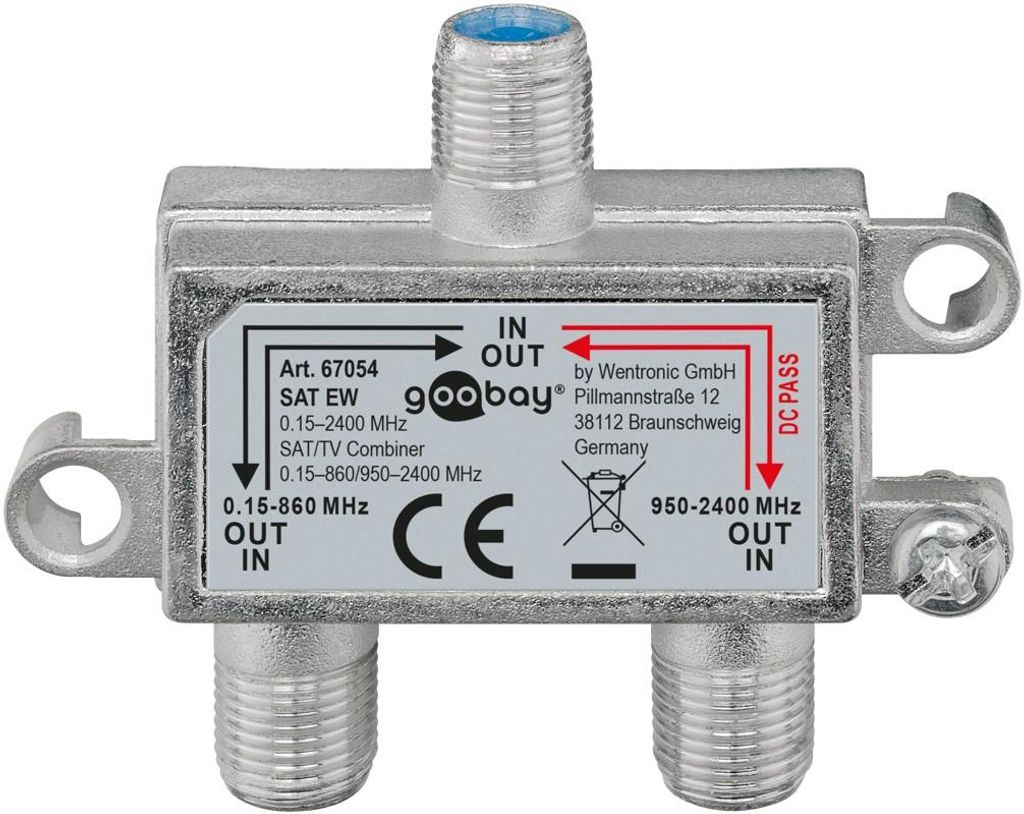 goobay SAT-TV-verdeelstuk (bulk) Productafbeelding 