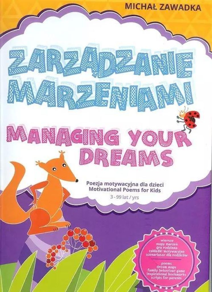 Zarządzanie marzeniami: książka dla dzieci 3+ dwujęzyczna