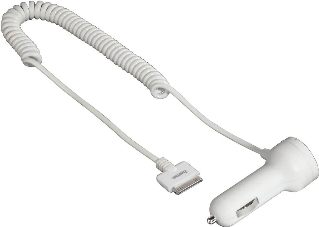 Caricatore Auto Hama iPhone 12/24V Bianco - Accessorio Viaggio Top