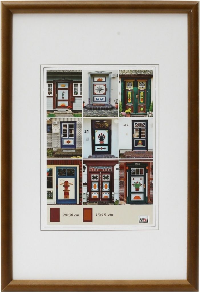 Holz Bilderrahmen NEW YORK 20x30 Dunkelbraun