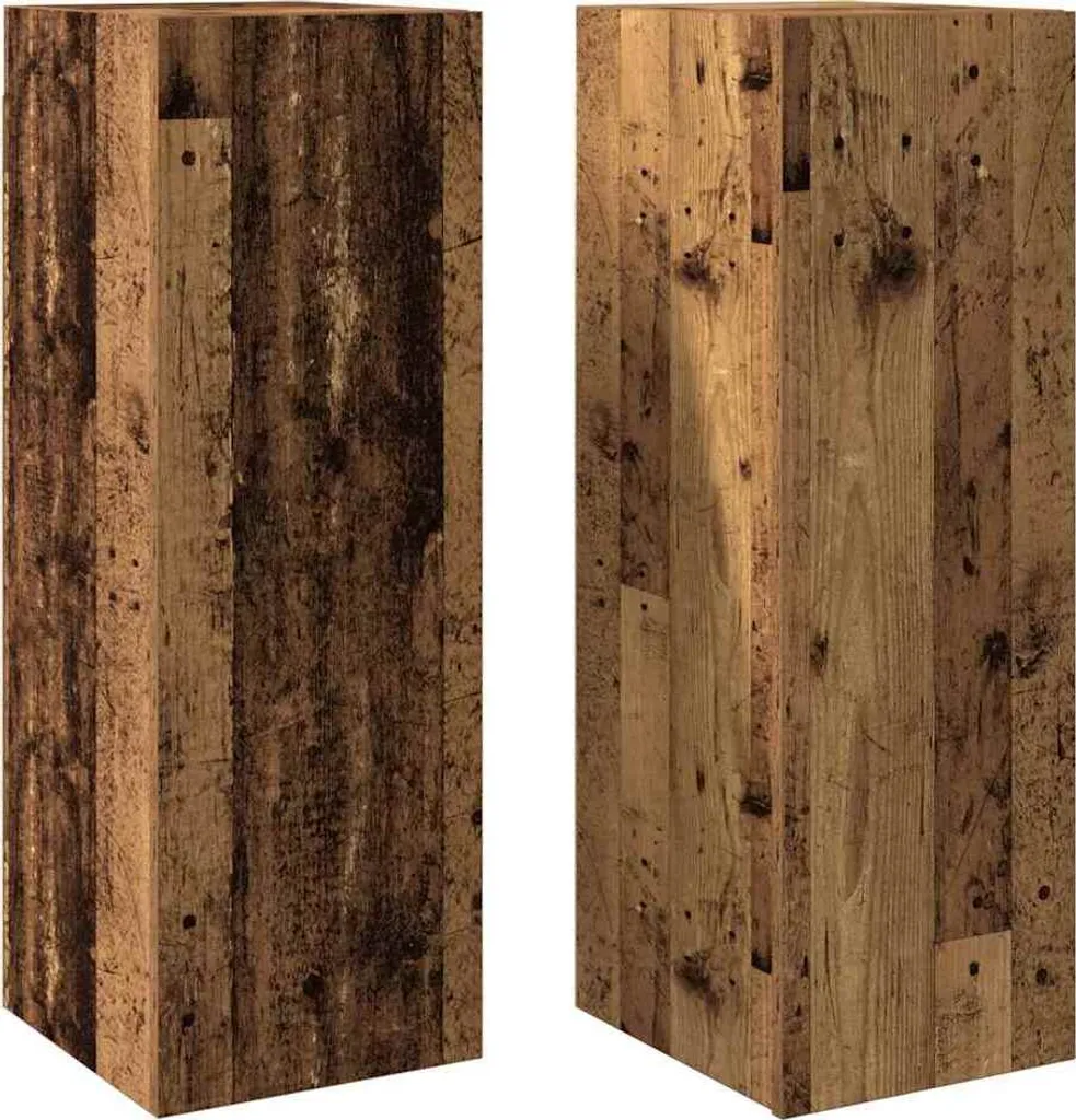 Mobili TV 30,5x30x90 cm in Legno Ingegnerizzato - Set 2 Pezzi