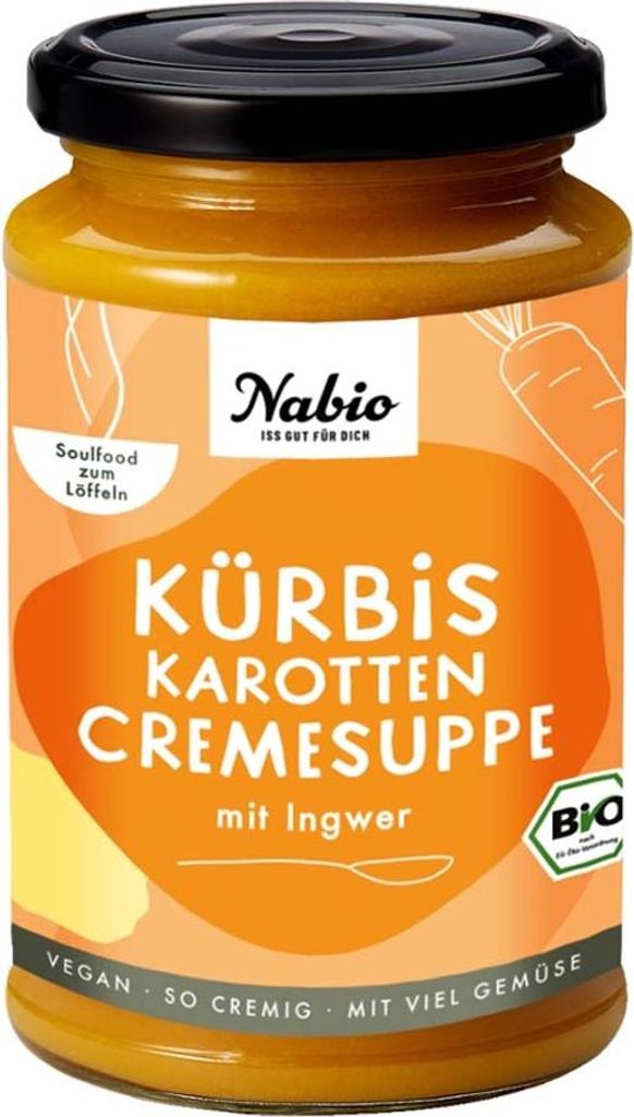 Suppe im Glas - Kürbis Karotten Cremesuppe 375ml Produktbild 