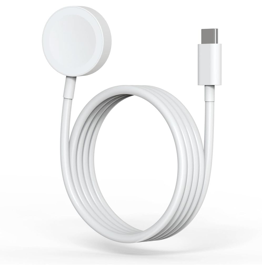 Qost - Apple Watch Ladekabel USB-C – 1 Meter – Weiß – Produktbild 