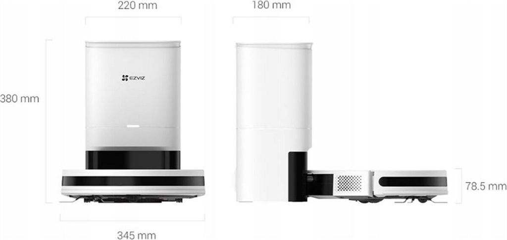 EZVIZ RC3 Plus Dust Collect Reinigungsroboter Produktbild 2