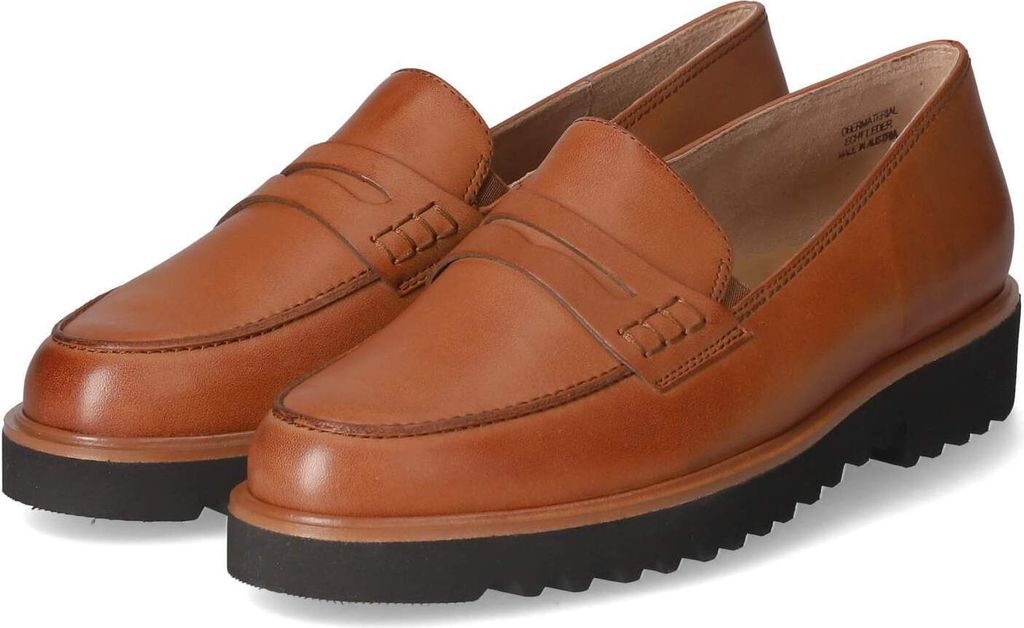 Paul Green Damen Loafer/ Slipper Braun GlattlederGröße:37