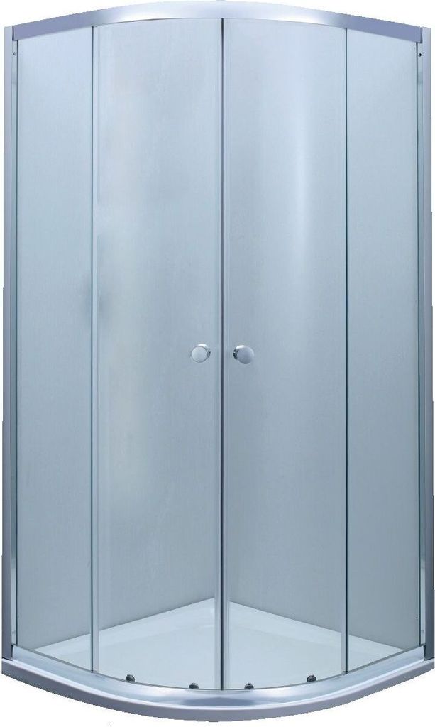 Primaster Runddusche Easy-5 Schiebetür 80 x 80 cm Klarglas Produktbild 