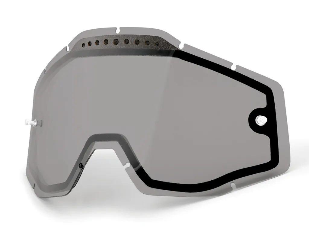 Écrans de Remplacement 100% Vented Dual Smoke pour Masque de Moto