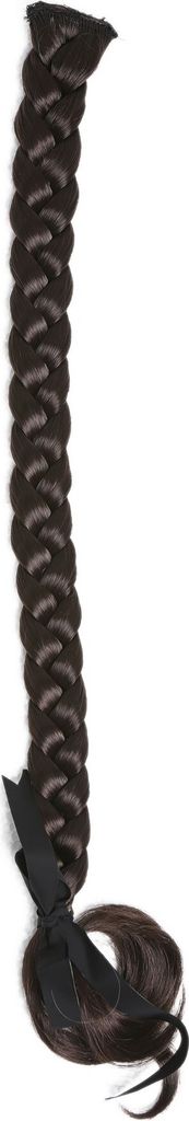 WIG ME UP Geflochtener Zopf Flechtzopf mit Clip lang Braun Produktbild 