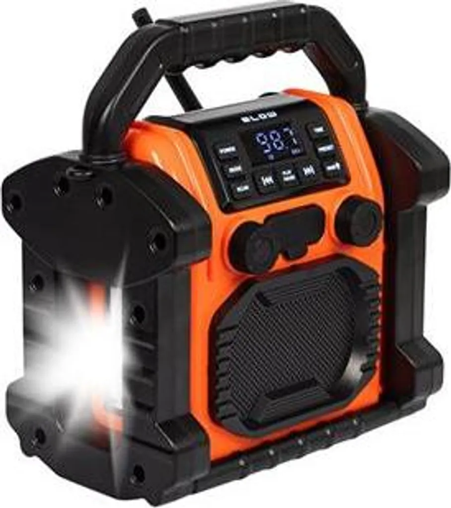 Blow Radio portable de chantier RA14 AM/FM récepteur Noir