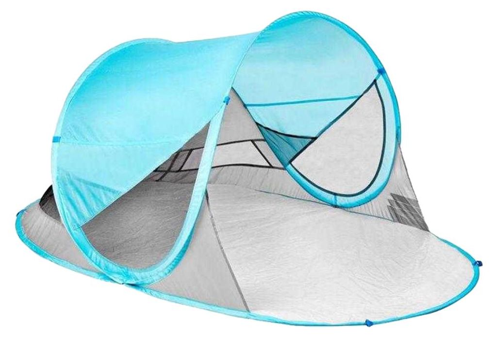 Spokey - Pop-Up-Zelt "Stratus" PP7538 (Einheitsgröße) (Blau/Grau)