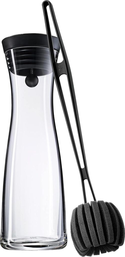 Glaskaraffe mit Silikondeckel - 1 Stück - 1,0 l - hochwertige Materialien