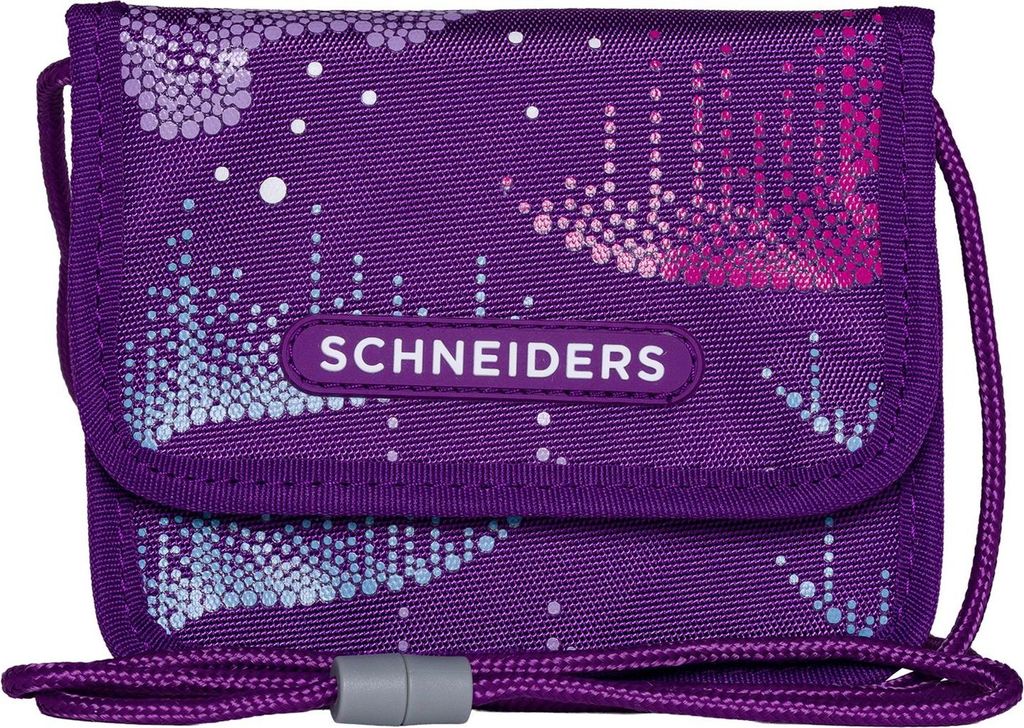 Schneiders Brustbeutel Geldbörse Neck Pouch Wavy Dots violett