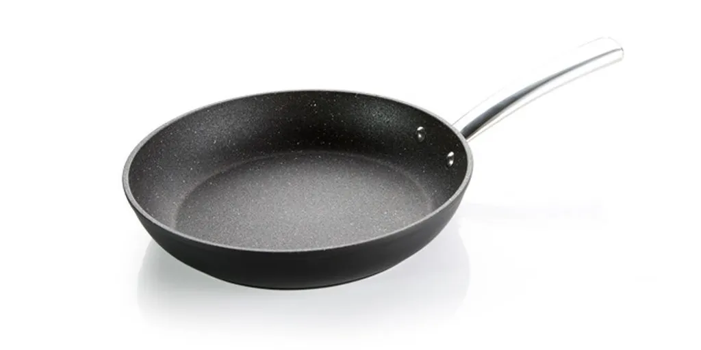 Padella Antiaderente 28 cm Induzione Nero Alluminio per Cucina Sana