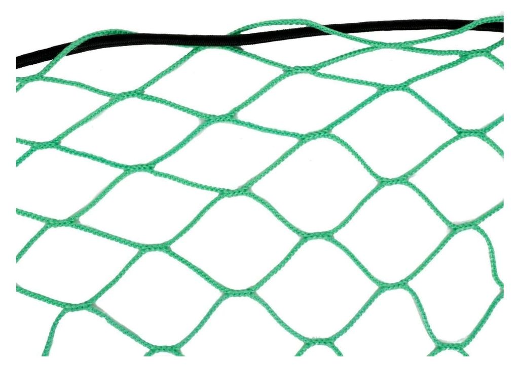 Anhängernetz 1,6 x 3 m zur Ladungssicherung für PKW-Anhänger mit Expanderseil und Transporttasche