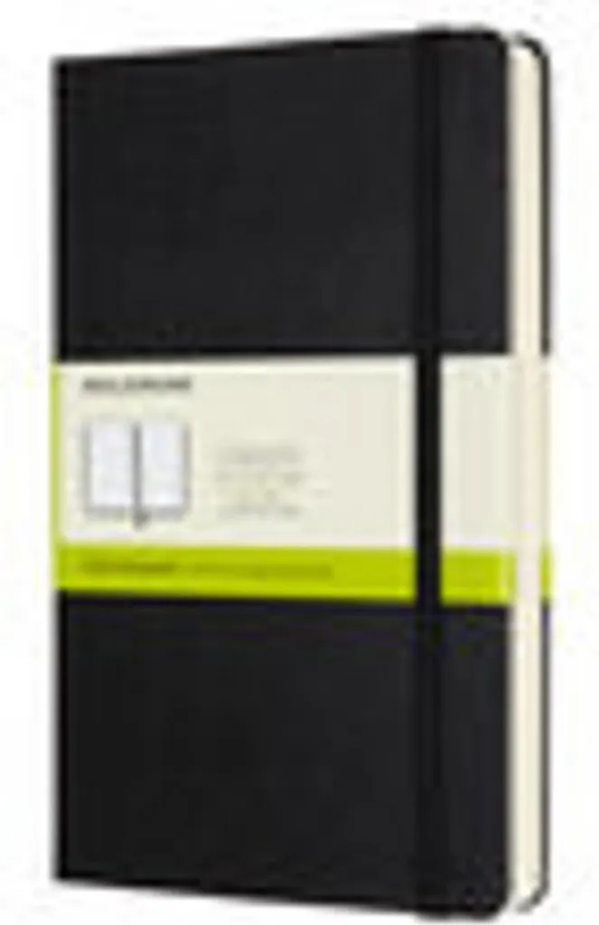 Carnet de notes A5 pour Journal de Bord, 400 Pages Moleskine Noir Rigide